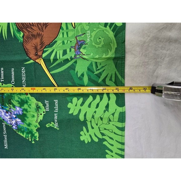 New Zealand Map Kiwi Bird Weka Cotton Tea Towel Kitchen Decor /0463 - Picture 2 of 6